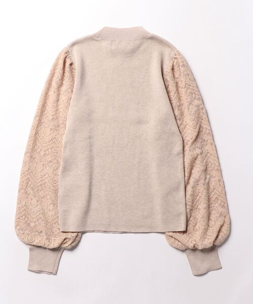 ROPE' PICNIC（ロペピクニック）の「袖レースニットプルオーバー（ニット/セーター・レディース・ベージュ/オフホワイト/ブラック/ブルー系その他4・38/40）」の12枚目の写真