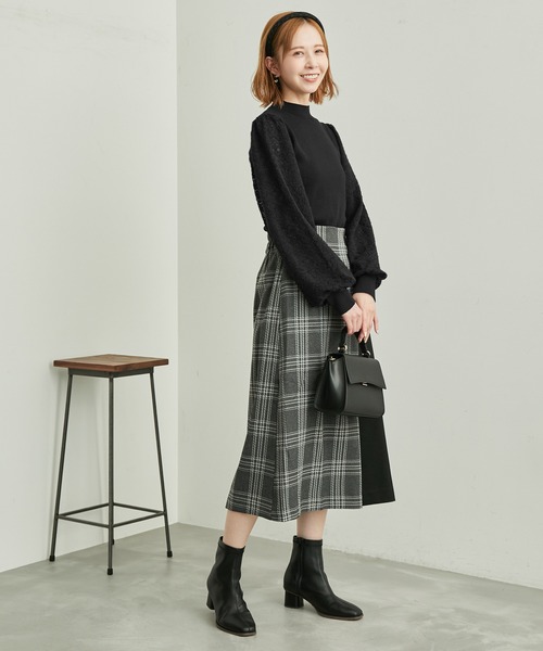 ROPE' PICNIC（ロペピクニック）の「袖レースニットプルオーバー（ニット/セーター・レディース・ベージュ/オフホワイト/ブラック/ブルー系その他4・38/40）」の14枚目の写真