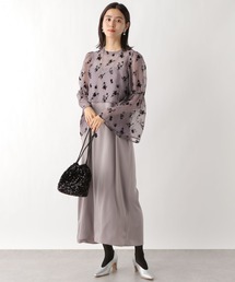 LEPSIM | 【jours heureux】オーガンジーキャミワンピースセット　983679(ワンピース)