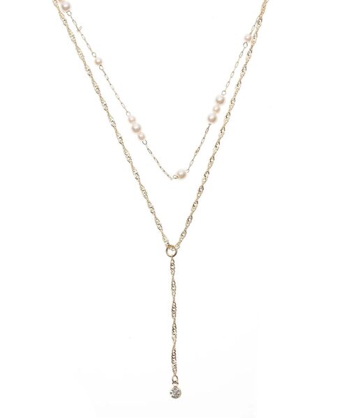 MERCURYDUO（マーキュリーデュオ）の「2WAYダブルチェーンネックレス（ネックレス・レディース・ゴールド/シルバー・FREE）」の7枚目の写真