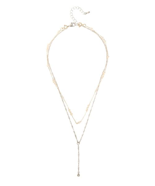 MERCURYDUO（マーキュリーデュオ）の「2WAYダブルチェーンネックレス（ネックレス・レディース・ゴールド/シルバー・FREE）」の10枚目の写真