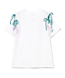 FACETASM × Ray BEAMS 　 別注 Ribbon Tシャツ　黒 Ray BEAMS（レイビームス）の「FACETASM × Ray BEAMS / 別注