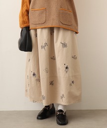 EMAGO いろんな刺繍ﾊﾞﾙｰﾝｽｶｰﾄ