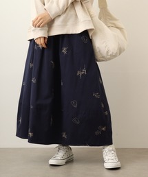 EMAGO いろんな刺繍バルーンスカート