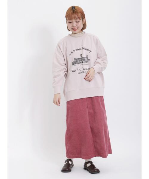 Samansa Mos2（サマンサ モスモス）の「モチーフプリントスウェット（Tシャツ/カットソー・レディース・ピンク/グリーン/ネイビー/オフホワイト・F）」の10枚目の写真