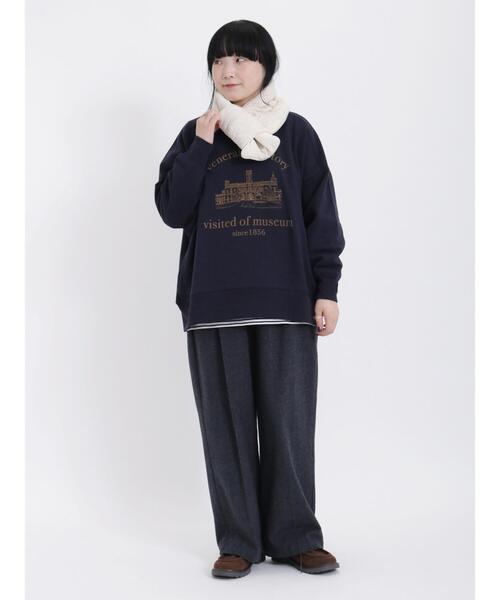 Samansa Mos2（サマンサ モスモス）の「モチーフプリントスウェット（Tシャツ/カットソー・レディース・ピンク/グリーン/ネイビー/オフホワイト・F）」の21枚目の写真