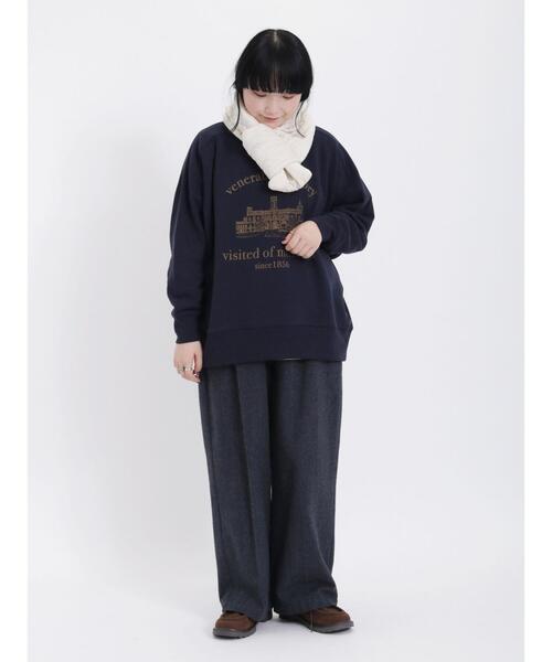 Samansa Mos2（サマンサ モスモス）の「モチーフプリントスウェット（Tシャツ/カットソー・レディース・ピンク/グリーン/ネイビー/オフホワイト・F）」の22枚目の写真