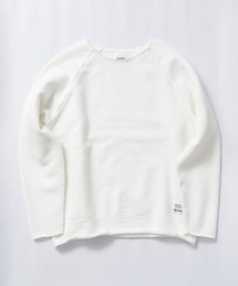 quadro（クオドロ）の「20/7裏毛フル起毛ラグランカットオフプルオーバー（Tシャツ/カットソー・メンズ）」