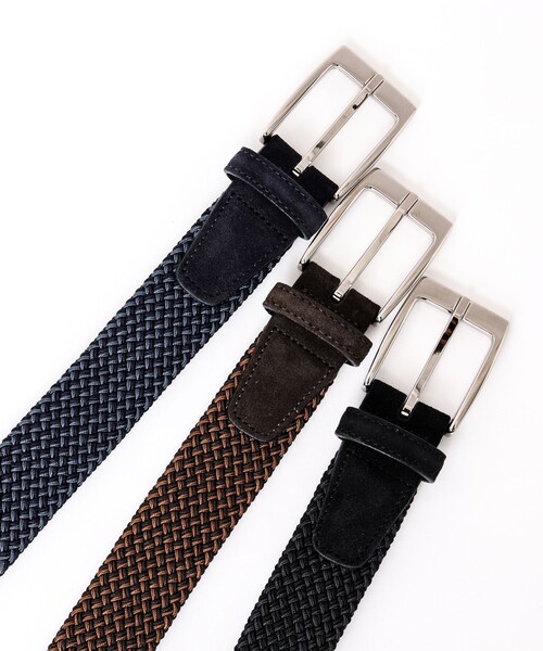 SADDLERS（サドラーズ）の「【Saddler's/サドラーズ】別注イントレチャートMIX35 イタリア製 メッシュベルト（ベルト・メンズ・ベージュ系その他3/ブラック系その他3/ブルー系その他7・FREE）」の13枚目の写真