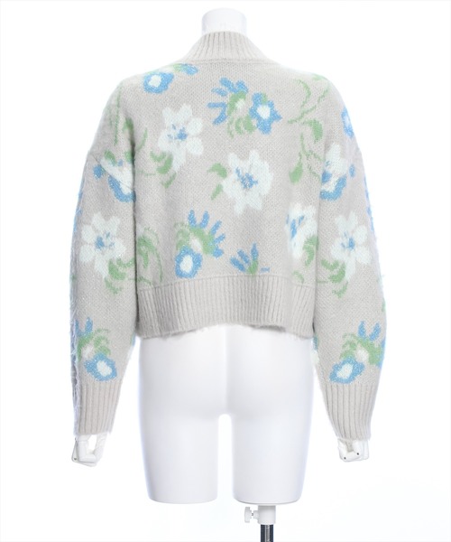 clear（クリア）の「ラメ入りジャカードニットトップス≪STAY MOTION≫（ニット/セーター・レディース・チャコールグレー/グレー・F）」の6枚目の写真