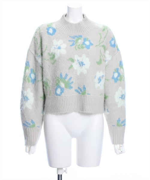 clear（クリア）の「ラメ入りジャカードニットトップス≪STAY MOTION≫（ニット/セーター・レディース・チャコールグレー/グレー・F）」の15枚目の写真