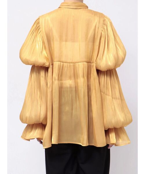 jouetie(ジュエティ)の「ボリュームスリーブシアーシャツ(シャツ/ブラウス・レディース・ピンク/オレンジ/オフホワイト/ブラック・MEDIUM)」の19枚目の写真