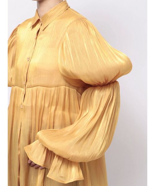 jouetie(ジュエティ)の「ボリュームスリーブシアーシャツ(シャツ/ブラウス・レディース・ピンク/オレンジ/オフホワイト/ブラック・MEDIUM)」の21枚目の写真