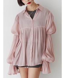 jouetie | ボリュームスリーブシアーシャツ(シャツ/ブラウス)