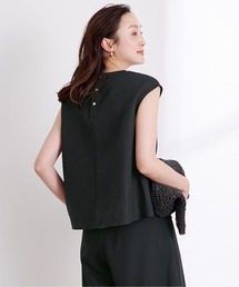 UR'S | リネンライクフレンチスリーブフレアトップス(タンクトップ)