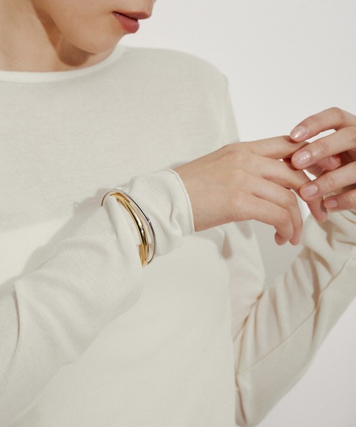 ADAM ET ROPE'（アダムエロペ）の「レイヤードバングル（バングル/リストバンド・レディース・その他・FREE）」の7枚目の写真