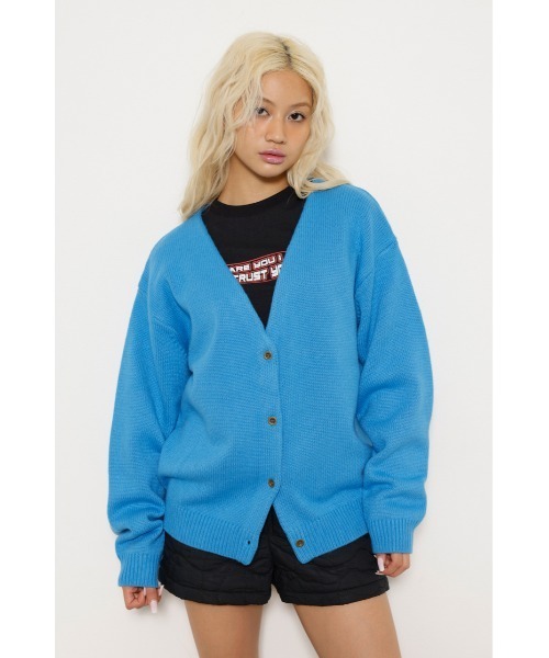 【セール】COLOR ニットカーディガン（カーディガン/ボレロ）｜LAGUA GEM（ラグアジェム）