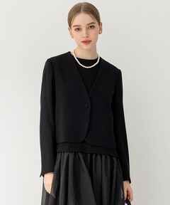 BORDERS at BALCONY/ボーダーズアットバルコニー】JACKET NOIR