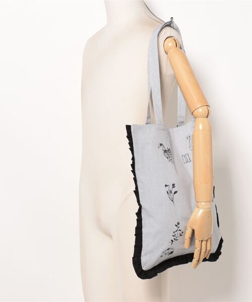 haupia（ハウピア）の「Ｌｉｌｌｅ　ｌｙｋｋｅ 【 バッグ 】（トートバッグ・レディース・ベージュ/ブラック/ストライプ・FREE）」の9枚目の写真