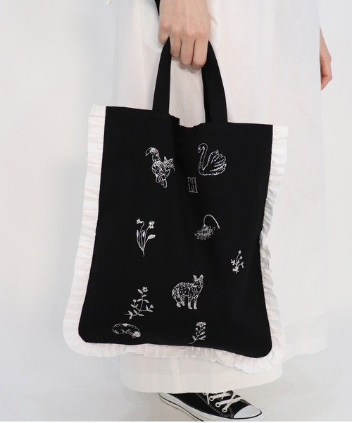 haupia（ハウピア）の「Ｌｉｌｌｅ　ｌｙｋｋｅ 【 バッグ 】（トートバッグ・レディース・ベージュ/ブラック/ストライプ・FREE）」の20枚目の写真