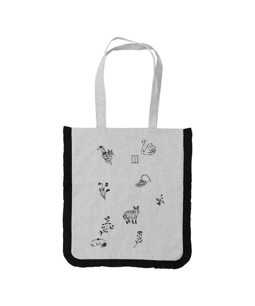 haupia（ハウピア）の「Ｌｉｌｌｅ　ｌｙｋｋｅ 【 バッグ 】（トートバッグ・レディース・ベージュ/ブラック/ストライプ・FREE）」の15枚目の写真