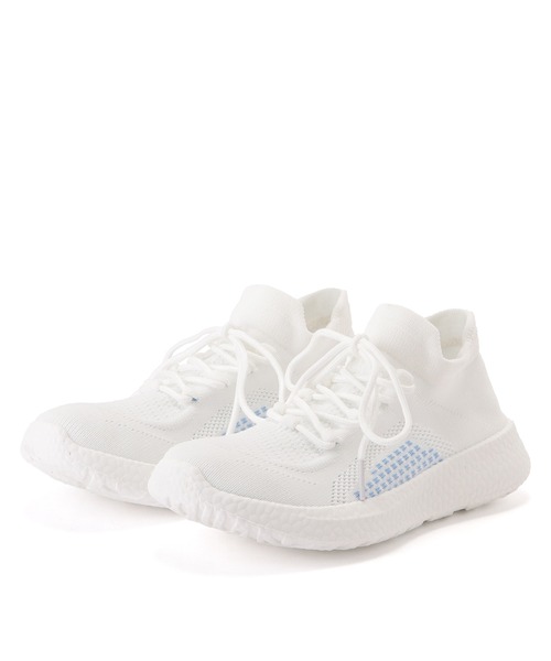 JILLSTUART●メッシュ プラットフォーム スニーカー White JILLSTUART shoe ジルスチュアート シュー - レディース