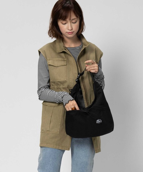 CAMP7（キャンプセブン）の「【CAMP7】ドロストバックルバッグ（ショルダーバッグ・レディース・ベージュ/ブラック・ONE SIZE）」の10枚目の写真