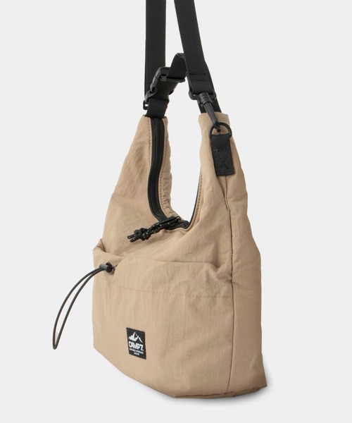 CAMP7（キャンプセブン）の「【CAMP7】ドロストバックルバッグ（ショルダーバッグ・レディース・ベージュ/ブラック・ONE SIZE）」の20枚目の写真