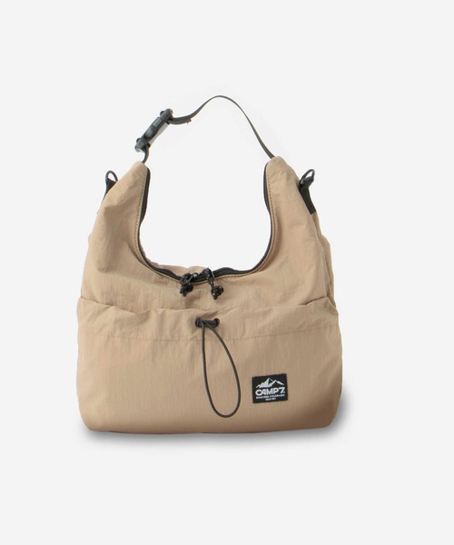 CAMP7（キャンプセブン）の「【CAMP7】ドロストバックルバッグ（ショルダーバッグ・レディース・ベージュ/ブラック・ONE SIZE）」の21枚目の写真