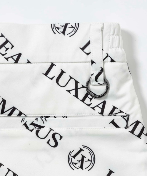 LUXEAKMPLUS(リュクスエイケイエムプラス)の「LUXEAKMPLUS(リュクスエイケイエムプラス)ゴルフ 総柄ロゴハーフパンツ(その他パンツ・メンズ・ブラック/ブラック×ブルー/ホワイト/ホワイト系その他・S/M/L/XL/XXL)」の12枚目の写真