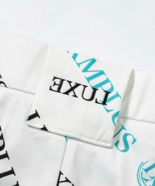 LUXEAKMPLUS(リュクスエイケイエムプラス)の「LUXEAKMPLUS(リュクスエイケイエムプラス)ゴルフ 総柄ロゴハーフパンツ(その他パンツ・メンズ・ブラック/ブラック×ブルー/ホワイト/ホワイト系その他・S/M/L/XL/XXL)」の8枚目の写真