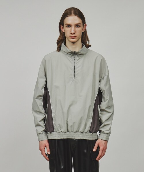 tk.TAKEO KIKUCHI（ティーケータケオキクチ）の「◆ナイロンアノラックブルゾン（セットアップ対応）（ブルゾン・メンズ・ブラック系4/グレー系4・88）」の9枚目の写真