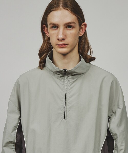 tk.TAKEO KIKUCHI（ティーケータケオキクチ）の「◆ナイロンアノラックブルゾン（セットアップ対応）（ブルゾン・メンズ・ブラック系4/グレー系4・88）」の7枚目の写真