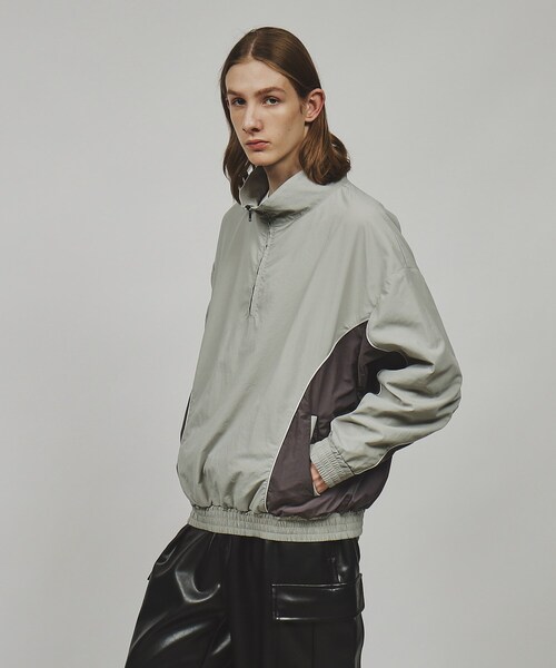 tk.TAKEO KIKUCHI（ティーケータケオキクチ）の「◆ナイロンアノラックブルゾン（セットアップ対応）（ブルゾン・メンズ・ブラック系4/グレー系4・88）」の12枚目の写真