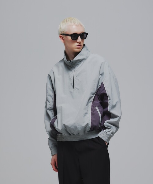 tk.TAKEO KIKUCHI（ティーケータケオキクチ）の「◆ナイロンアノラックブルゾン（セットアップ対応）（ブルゾン・メンズ・ブラック系4/グレー系4・88）」の16枚目の写真