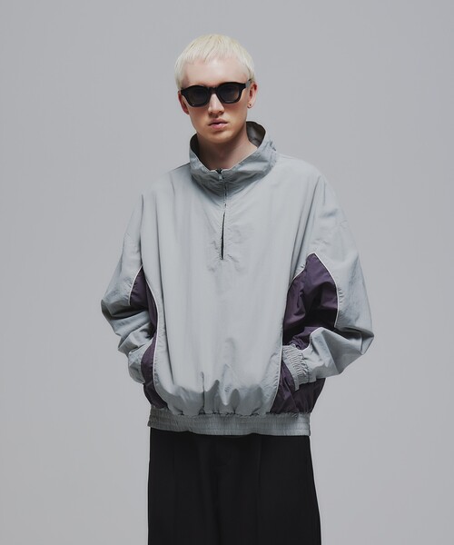 tk.TAKEO KIKUCHI（ティーケータケオキクチ）の「◆ナイロンアノラックブルゾン（セットアップ対応）（ブルゾン・メンズ・ブラック系4/グレー系4・88）」の17枚目の写真