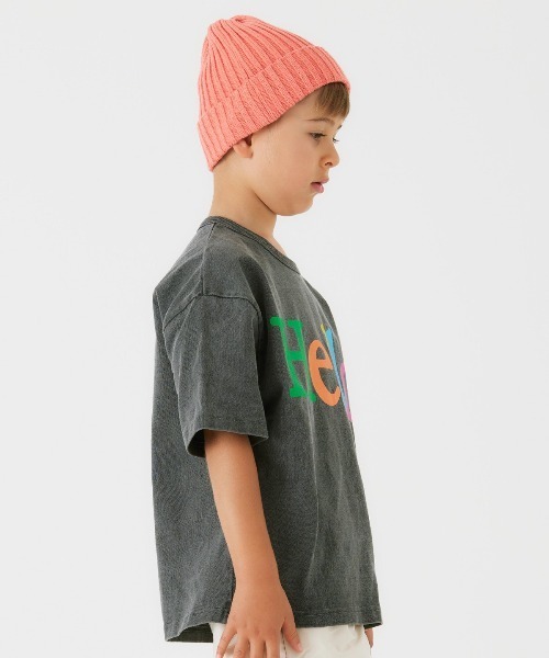 Smoothy（スムージー）の「SMOOTHY USA Cotton HELLO Tee / スムージー USAコットン ハローTシャツ（Tシャツ/カットソー・キッズ・エメラルド/ブラック/パープル・MEDIUM/SMALL/X-LARGE/LARGE）」の4枚目の写真