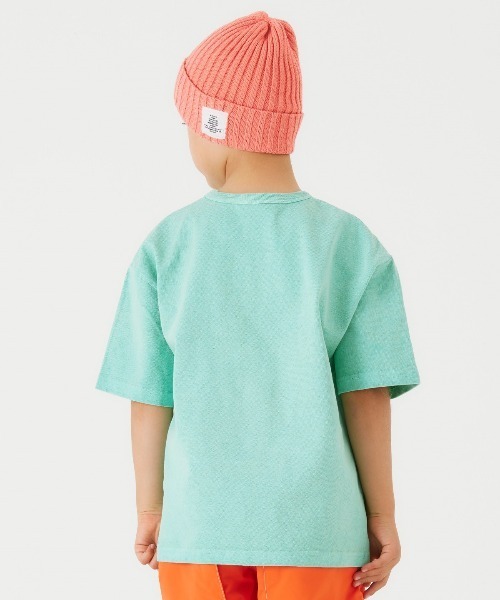 Smoothy（スムージー）の「SMOOTHY USA Cotton HELLO Tee / スムージー USAコットン ハローTシャツ（Tシャツ/カットソー・キッズ・エメラルド/ブラック/パープル・MEDIUM/SMALL/X-LARGE/LARGE）」の7枚目の写真
