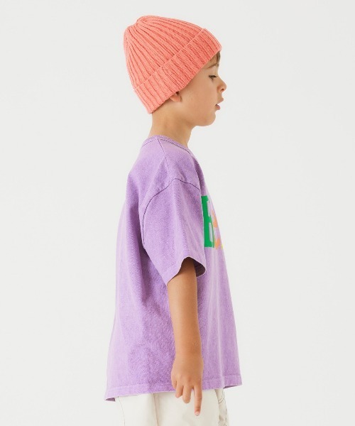 Smoothy（スムージー）の「SMOOTHY USA Cotton HELLO Tee / スムージー USAコットン ハローTシャツ（Tシャツ/カットソー・キッズ・エメラルド/ブラック/パープル・MEDIUM/SMALL/X-LARGE/LARGE）」の8枚目の写真
