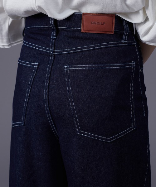 WIDE SEMI-FLARE DENIM PANTS / ワイドセミフレアデニムパンツ