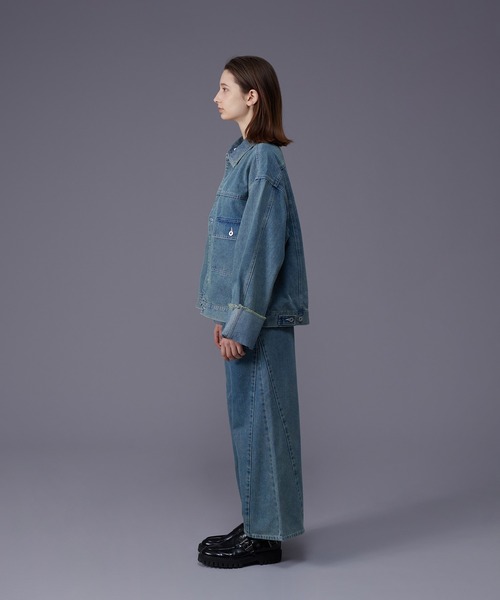 [SATUR]Ely Flare デニムパンツ★新作・24SS★人気★ SATUR]Ely Flare デニムパンツ☆新作・24SS☆人気☆ (SATUR