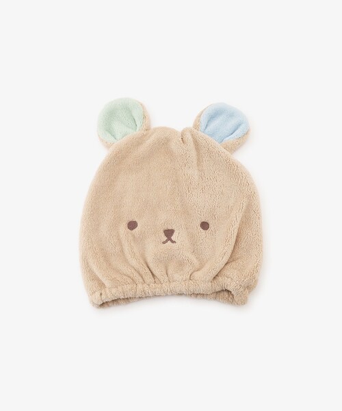 Afternoon Tea(アフタヌーンティー)の「くま速乾タオルキャップ(その他ベビー用品・キッズ・ブラウン・ONE SIZE)」の1枚目の写真