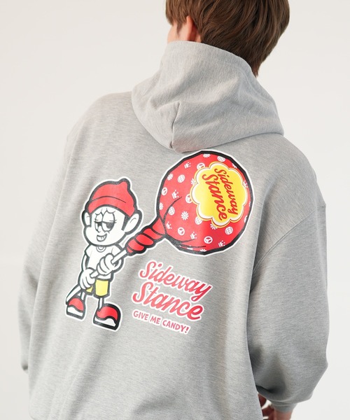 SIDEWAY STANCE（サイドウェイスタンス）の「【SIDEWAY STANCE】オリジナルプリント スウェット パーカー（パーカー・メンズ・ホワイト系/ホワイト系1/ホワイト系2/ホワイト系3/ホワイト系4/ブラック系/ブラック系1/ブラック系2/ブラック系3/ブラック系4/グレー系/グレー系1/グレー系3/グレー系4/グレー系2/グレー/ホワイト/ブラック/ネイビー系3/ネイビー系2/ネイビー系1/ネイビー系4/ブラック系5/ネイビー系5/グレー系5/ライトグレー系6/ブラック系6/ネイビー系6・SMALL/MEDIUM/LARGE/X-LARGE）」の18枚目の写真