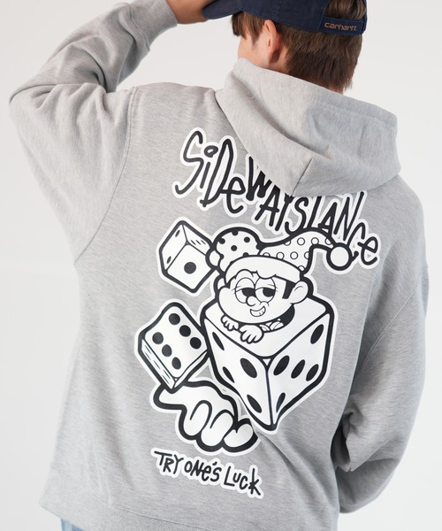 SIDEWAY STANCE（サイドウェイスタンス）の「【SIDEWAY STANCE】オリジナルプリント スウェット パーカー（パーカー・メンズ・ホワイト系/ホワイト系1/ホワイト系2/ホワイト系3/ホワイト系4/ブラック系/ブラック系1/ブラック系2/ブラック系3/ブラック系4/グレー系/グレー系1/グレー系3/グレー系4/グレー系2/グレー/ホワイト/ブラック/ネイビー系3/ネイビー系2/ネイビー系1/ネイビー系4/ブラック系5/ネイビー系5/グレー系5/ライトグレー系6/ブラック系6/ネイビー系6・SMALL/MEDIUM/LARGE/X-LARGE）」の20枚目の写真