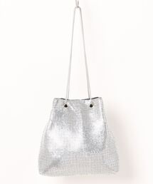 TITE IN THE STORE | CO ﾒﾀﾙﾒｯｼｭ巾着ﾄｰﾄﾊﾞｯｸﾞ(ショルダーバッグ)