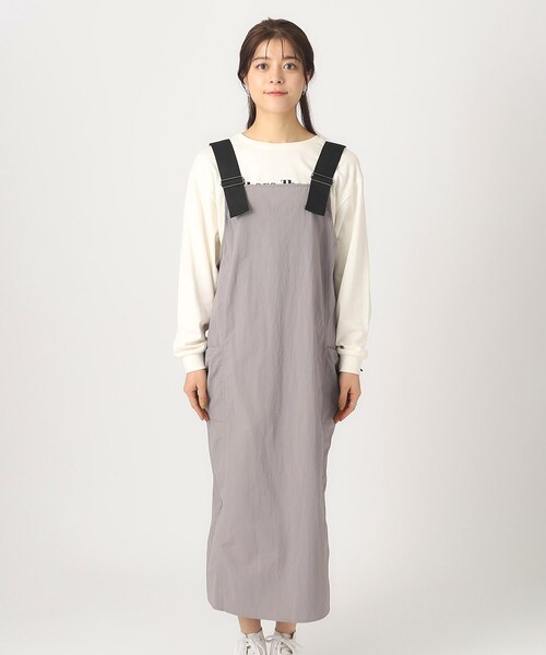 Cutie Blonde(キューティーブロンド)の「◆着丈が調節できる ナイロンジャンスカ(ワンピース・レディース・ダークグレー/ブラック/オリーブ・02/03/04)」の16枚目の写真