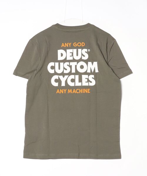 DEUS EX MACHINA(デウスエクスマキナ)の「STAIRWAY TEE(Tシャツ/カットソー・メンズ・ネイビー/オリーブ・MEDIUM/LARGE)」の5枚目の写真