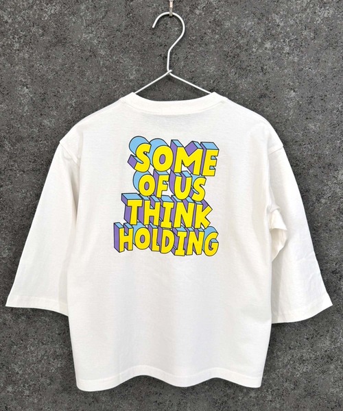 THE CASUAL（カジュアル）の「オーバーサイズ　プリント　ロンT（Tシャツ/カットソー・キッズ・ブラック系/チャコール/ベージュ/ネイビー/パープル/ブラック系1/ベージュ系/オフホワイト/ブラック系2/杢グレー/グレー系/ダークグリーン/ホワイト系/ホワイト系1/ホワイト系2/ブラック・120cm/130cm/140cm/150cm/160cm/110cm）」の18枚目の写真