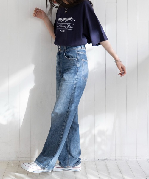 POLO BCS(ポロ ビーシーエス)の「【POLO BCS】Boat oversize print Tee / クラシカルマリンボート オーバーサイズTシャツ(Tシャツ/カットソー・レディース・ホワイト/ブラック/グリーン/ネイビー・S/M/L/XL/XS)」の20枚目の写真