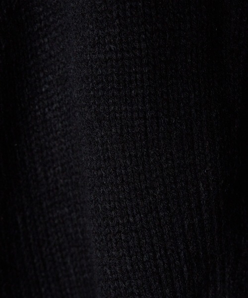 ROOPTOKYO(ループトウキョウ)の「フロントスリットルーズショートニットセーター(ニット/セーター・レディース・アイボリー/パープル/カーキ/ブラック・FREE)」の9枚目の写真